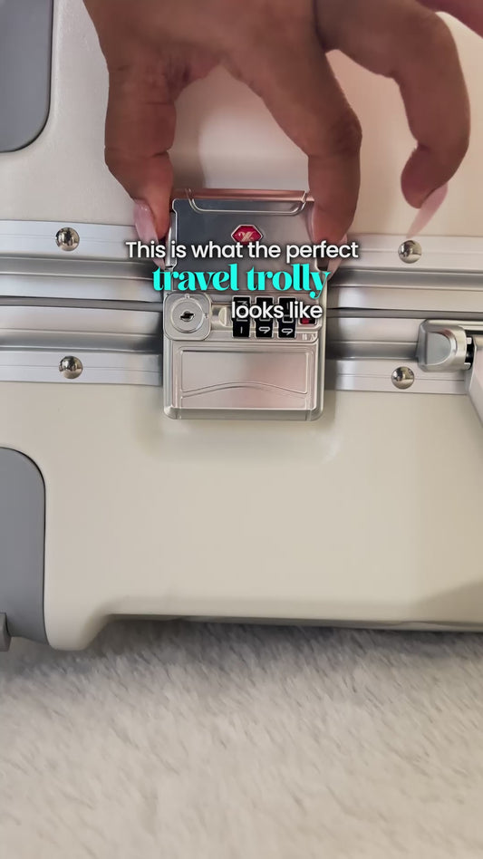FLASHLY PEARL - Smart LED Cabin Trolley
