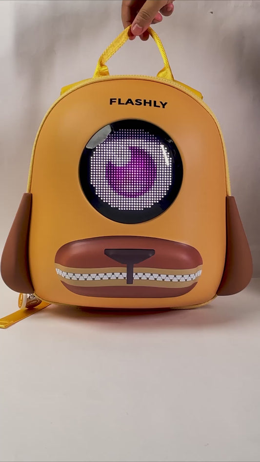 FLASHLY WOOFY - LED Backpack for Kids & Girls